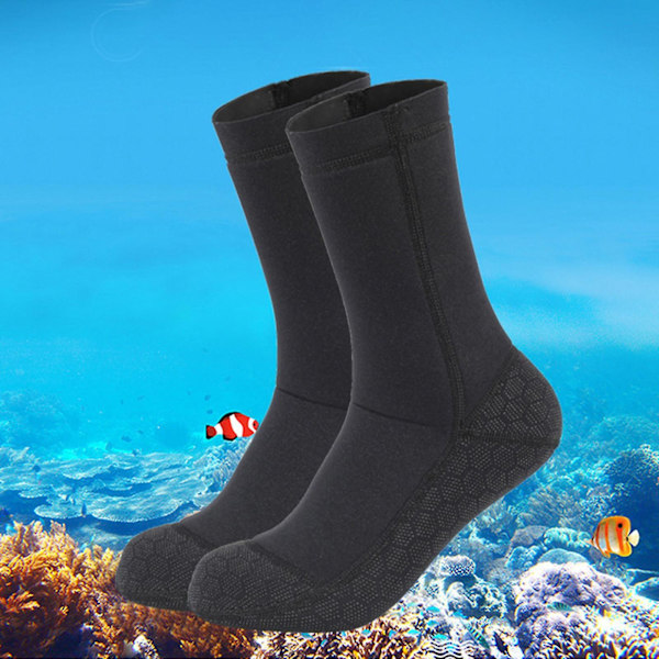 3 mm Neopren Dykstrumpor Flexibla Vattenskor för Kajakpaddling Unisex Vuxen M