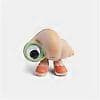 Marcel Shell Sko Mini-Figur — Harpiks Film Souvenir Gave