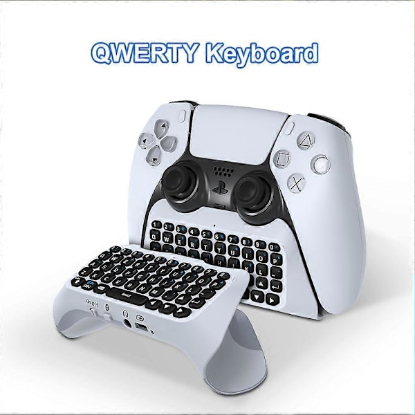 3,5 mm langaton näppäimistö Bluetooth-yhteensopiva 3.0 ohjain Chat Pad Sonyn Playstation 5 -ohjaimelle Mini-näppäimistö