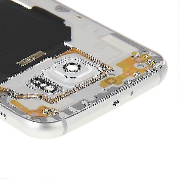 Takakannen kotelo kameralinssin panelilla, sivunäppäimillä ja kaiuttimen soittoäänen summerilla Galaxy S6 /