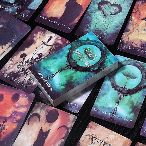 Spirits Shadows Oracle Deck-kort Tarotkort Oracle-kort