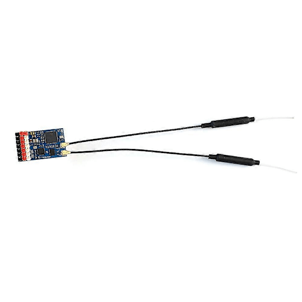 Mateksys R24-P6V ExpressLRS ELRS 2.4GHz 6CH PWM Vario Mottaker Dobbel Antenne for RC Drone Fly