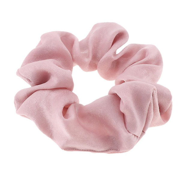 Silk Feel -hiuspanta Elastisilla Hiustarrat Pehmeä Hiusnauha Poninhäntäpidike Vaaleanpunainen
