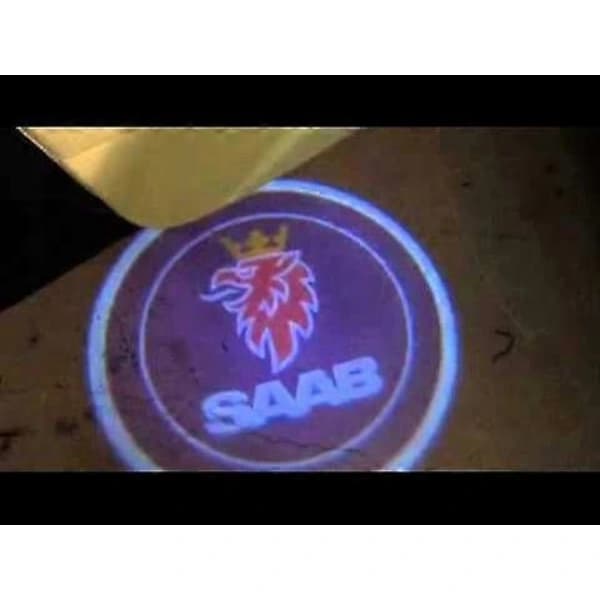 Saab Led Logo Projektor HD til Saab Dørlampe