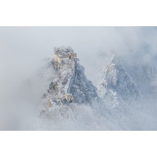Ice And Snow The Great Wall Poster 50x70 cm