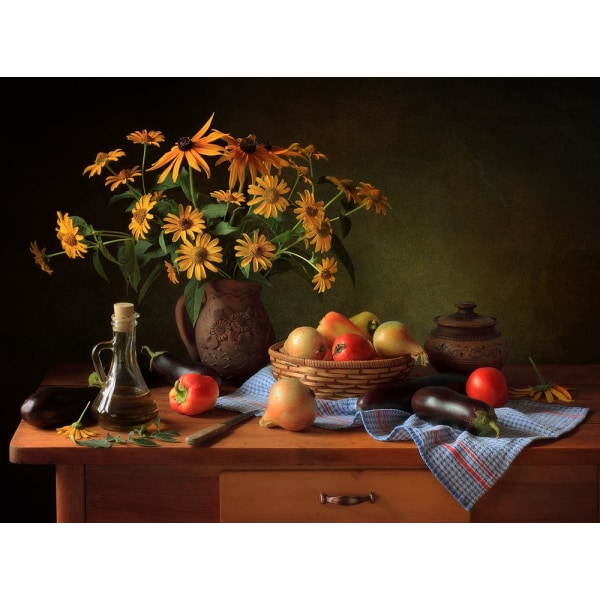 Still Life With Vegetables Poster 30x40 cm