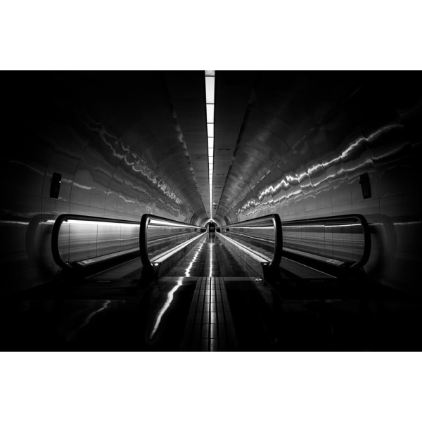 The Moving Walkway Poster 30x40 cm