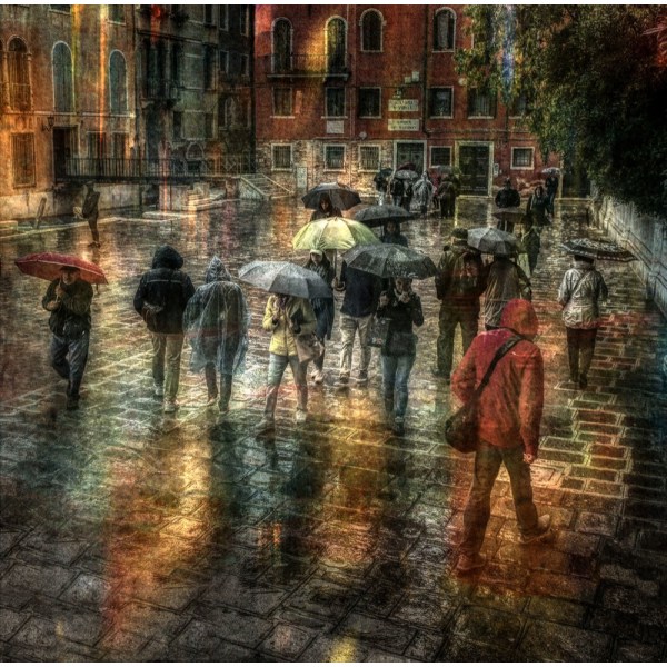 The Man Without An Umbrella Poster 21x30 cm