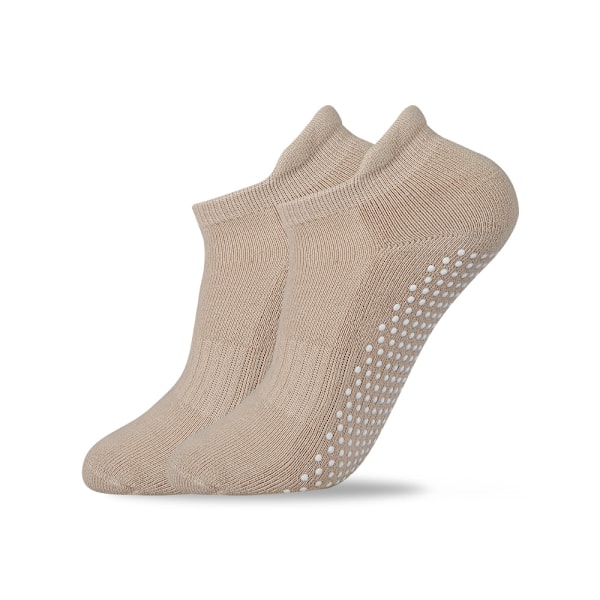 2 par yogasockar, yoga pilates halkfria golvsockar