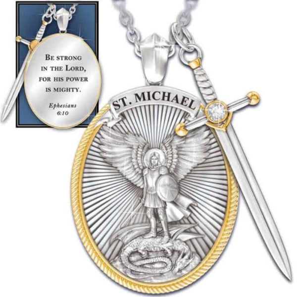 Katolskt skyddshelgonhänge Michael St. Michael ärkeängeln
