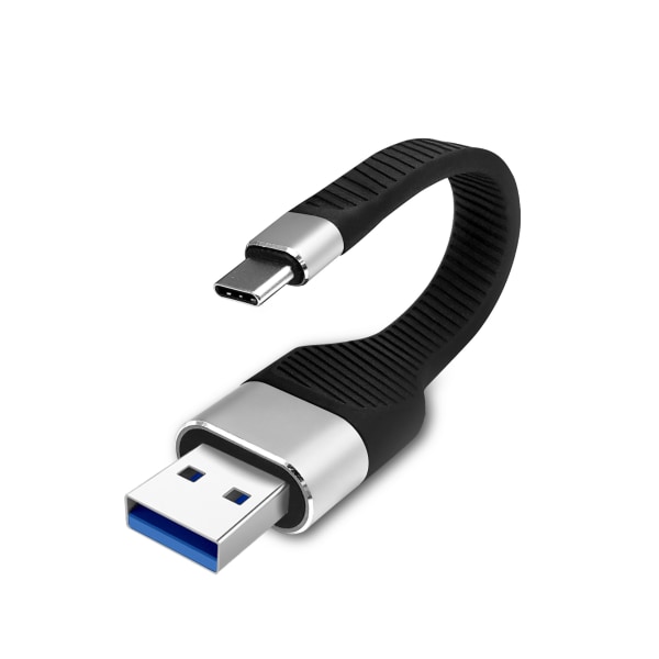 Kort USB-C till USB-kabel 15W 5Gbps (13,7 cm)