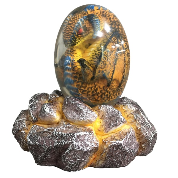 2023 ny kristall lava drake ägg harts dinosaurie ägg skulptur dekoration heminredning