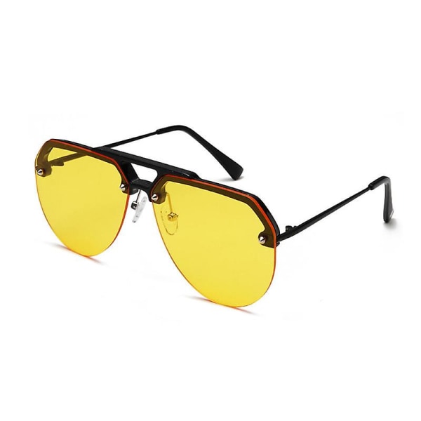 Solglasögon Halvbåglösa körsolglasögon för män och kvinnor 100 % UV-blockerande