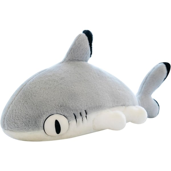 Söt Toy Shark Plush Toy Plyschkudde för mys och lek (70 cm)