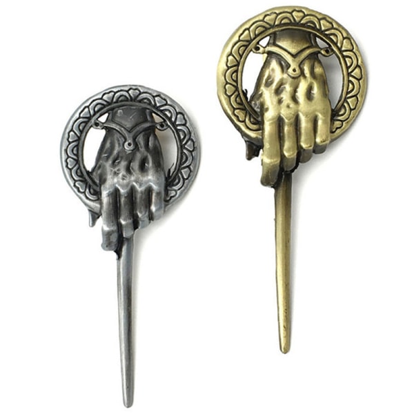 2 charmiga Game of Thrones Hand of the King Lapel Replica