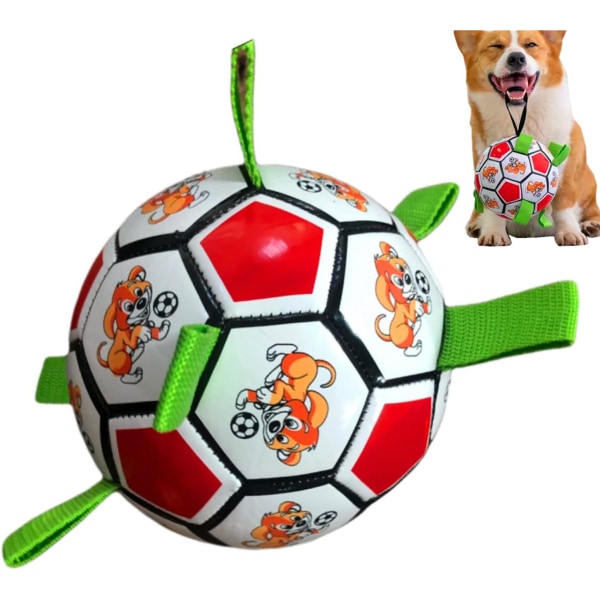 Hundleksaker Bollar, Interaktiva Hundfotbollsleksaker med gripflikar, Hund  utomhusträdgårdsleksaker vit 1624 | Vit | Fyndiq