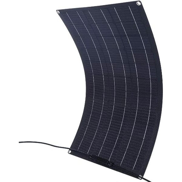 Solar Panel, Jingyangpv, 100W, 12V, Monocrystalline Silicon, Black