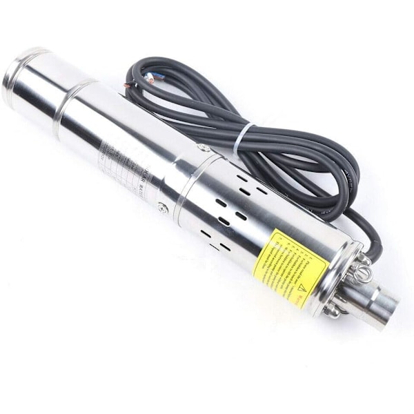 Submersible Pump, 230V, 750W, 105L/min, Stainless Steel, Pressure Switch, Silver