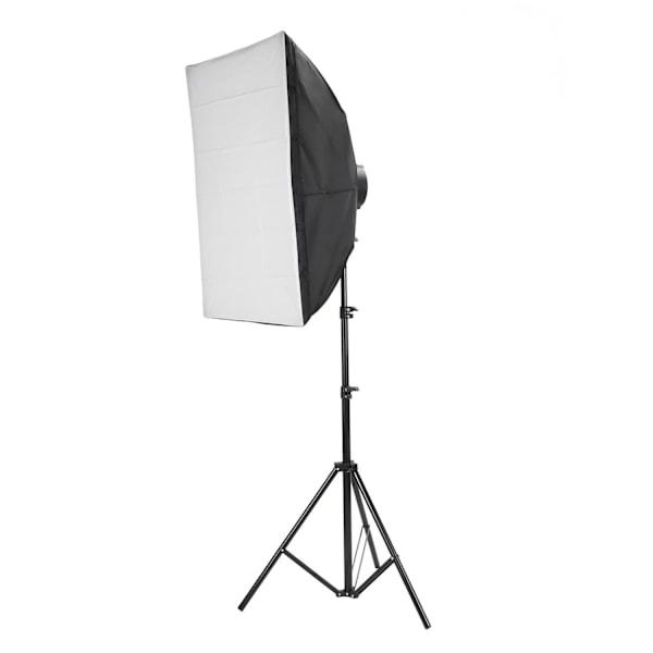 Softbox Light, 8x135W, Light Bulb, 50x70cm, 4 Lamp Holder, Black