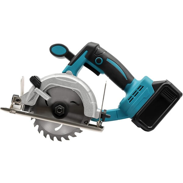 Circular Saw, 10800rpm, 1 Battery, 3 Blade, 125mm, Blue