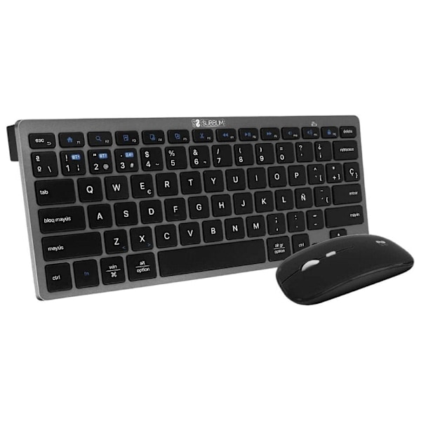 Keyboard, SUBKBC-OCO020, with Mouse, USB, Battery, Numeric, Grey