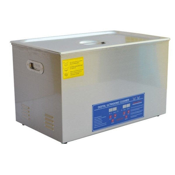 Ultrasonic Cleaner, 10L, 240W, LED Display, Portable, Stainless Steel, Silver