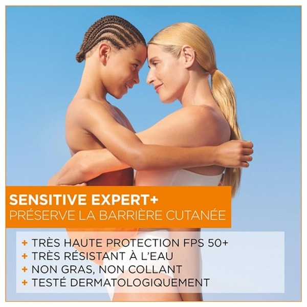 Solkräm - Garnier - Ambre Solaire Sensitive Expert+ - SPF50+ - 175ml - Hypoallergenisk N/A