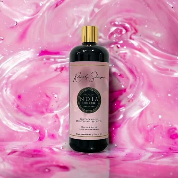 Noïa REMEDY Shampoo 1L, keratiini- ja biotiinisulfaattiton