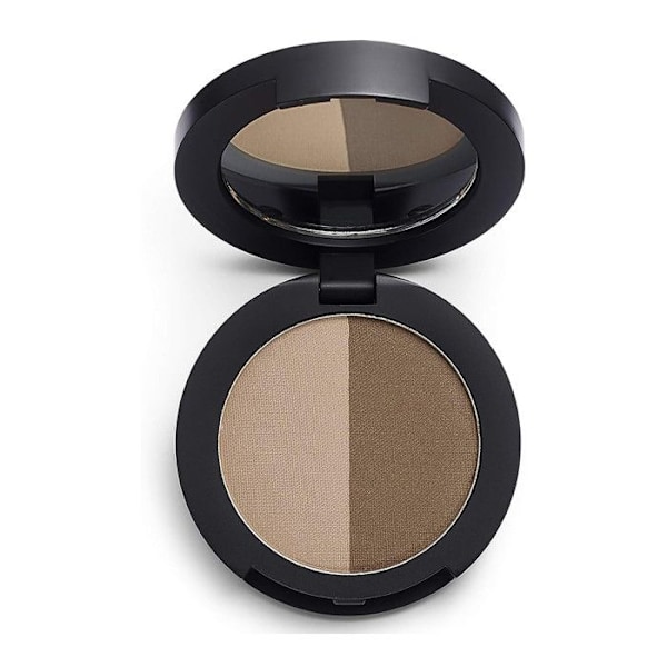 Makeup Revolution - Duo Brow Powder - Mørkebrun Bi-Color