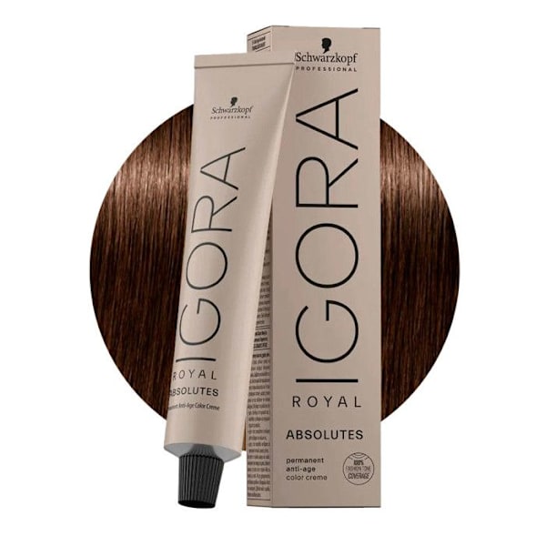 Farvelægning - Schwarzkopf Professional - Igora Royal 5-60 - Lysebrun Brun - 60ml - Creme Lysebrun brun