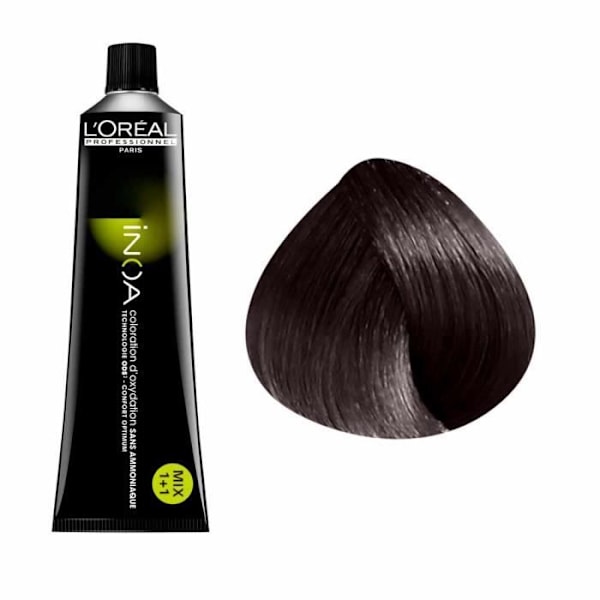 L'Oréal Professionnel Oxidationsfarve uden ammoniak 5.8: Lys Mokkabrun Ammoniakfri, 60ml brunt hår