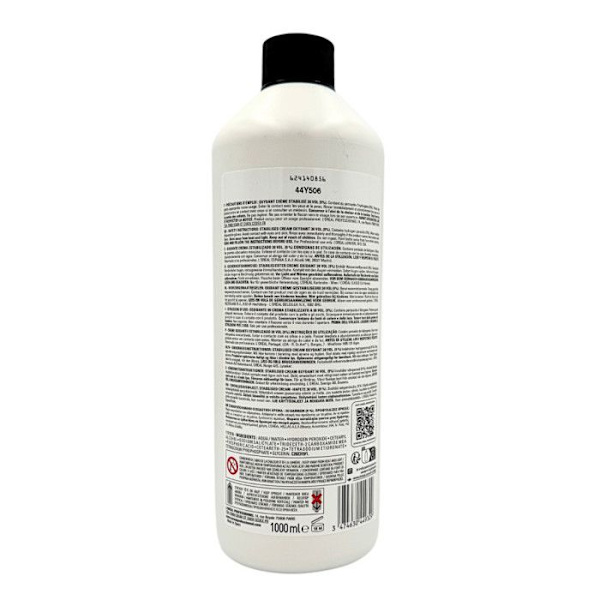Oxidantti Kremi - L'Oréal Professionnel - 30V - 1000 ml - 9% Happivesi - Väritetyt Hiukset