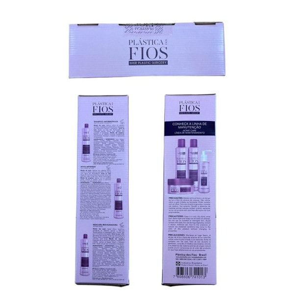 Brasilialainen oikaisupakkaus Plástica dos Fios 3 x 1 L
