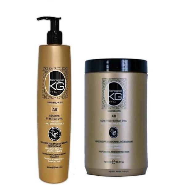 Pack keragold AB Shampoo 1000ml + AB-naamio 1000ml [W484]