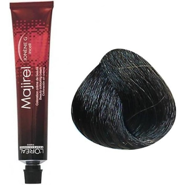 Pysyvä väri - L'Oréal Professionnel - Majirel n°5.1 - Vaaleanruskea Harmaa - 50 ml - Kermanen rakenne Lysblond aske