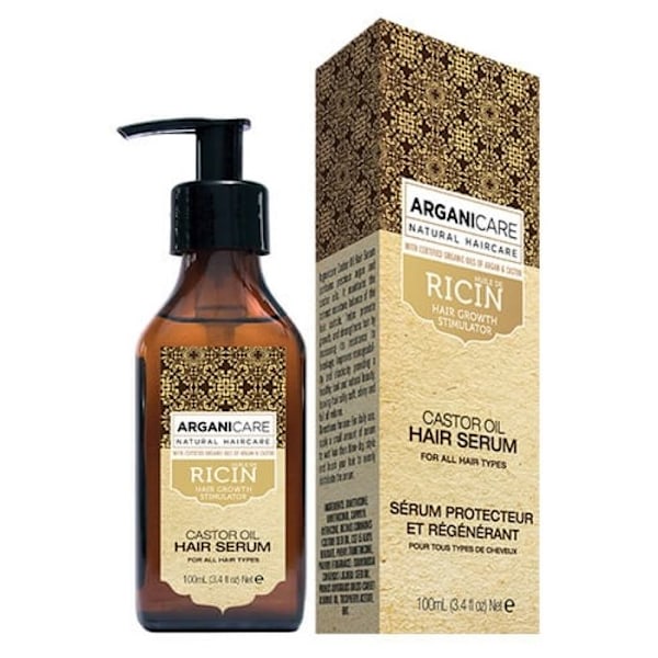 Hårserum - ARGANICARE - RICIN - 100 ml - Skydd - Närande
