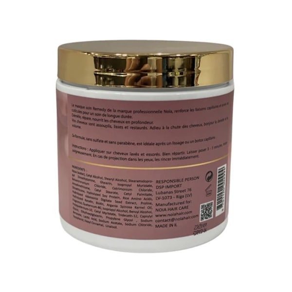 Keratiini- ja biotiinihoitonaamio - Remedy-sarja - NOÏA HAIR - 500 ml