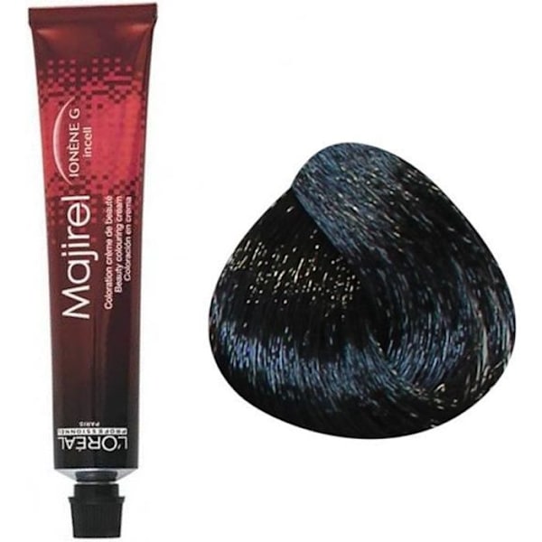 Permanent farve L'Oréal - Majirel nr. 1 sort - Creme tekstur sort
