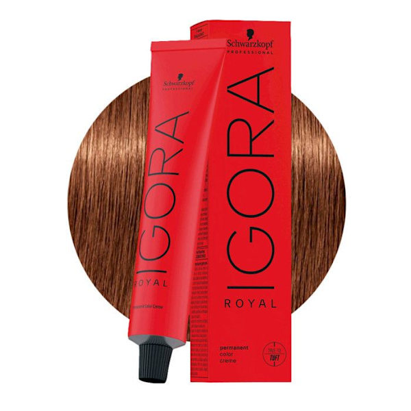 Schwarzkopf High Definition Pysyvä hiusväri 7-57: Kuparinen kultainen blondi, 60 ml