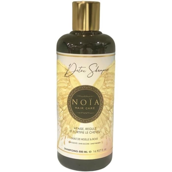 Black Seed Oil & Mud Shampoo - Detox Range - NOÏA HAIR - 500 ML