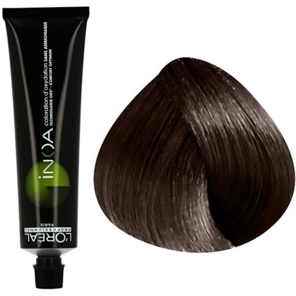 L'Oréal Professionnel Oxidationsfarve uden ammoniak 5.18: Lys Ash Brown Mocca Ammoniakfri, 60ml