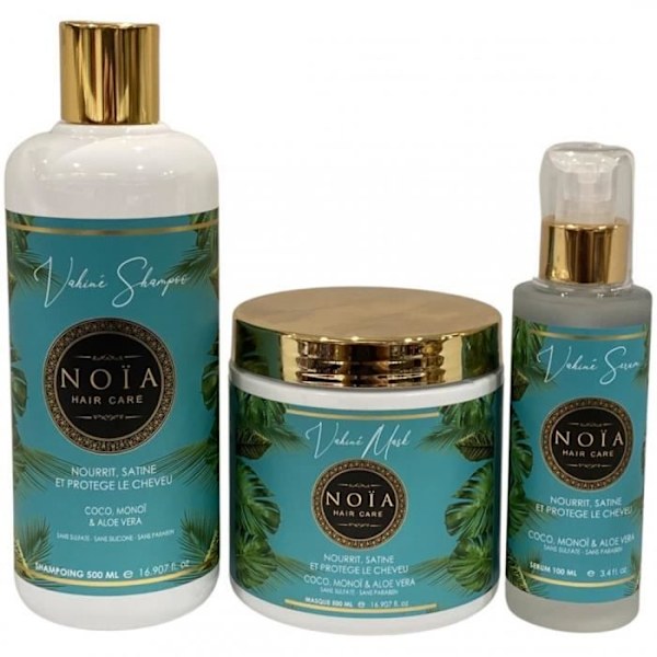 Löytötarjous - TRIO Vahiné -sarja - Kookos, Monoi & Aloe Vera - NOÏA HAIR