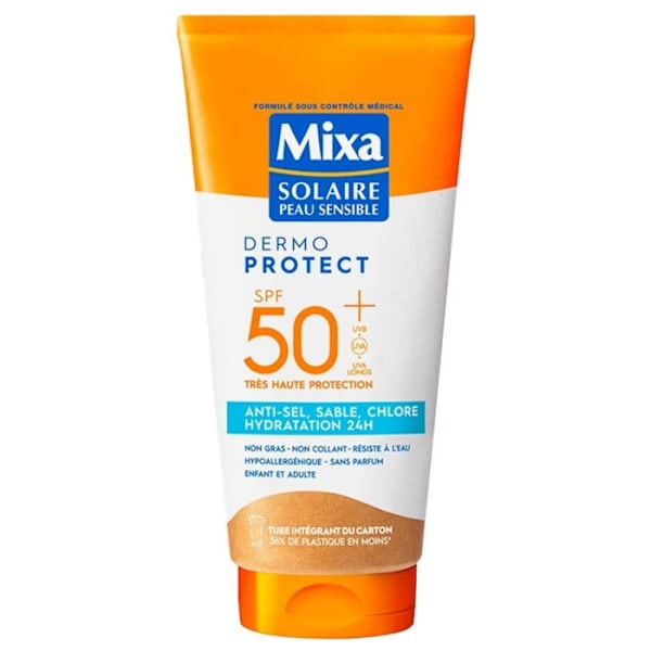 Mixa Dermo Protect Solcreme SPF50+ 24 timers Hydration 175ml N/A