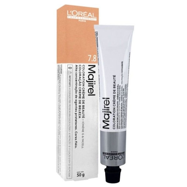 Pysyvä värjäys - L'Oréal Professionnel - 7.8 Mocca Blond - Kerma 50ml - 100% valkoisten hiusten peitto Blond Mocca