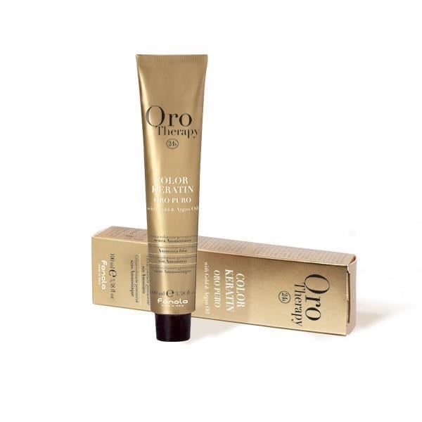 Oxidationsfarve Farve Keratin Oro Puro 6.1 askebrun Ask brun