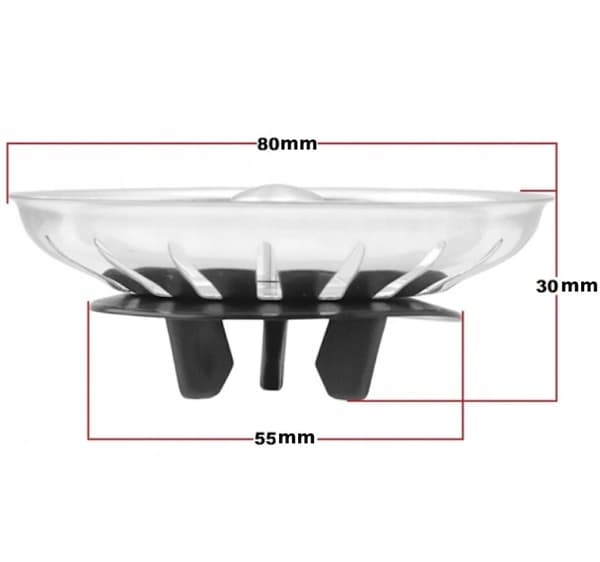 Prop til IKEA Køkken Atlant / Domsjö / Si til Vask - Kurveventil 4-Pack