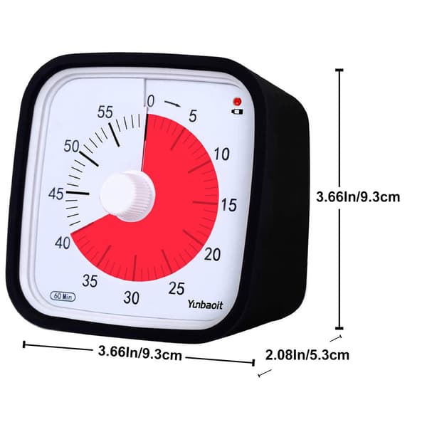 Visuell Timer for Klasserom og Barn - 60 minutter Pink