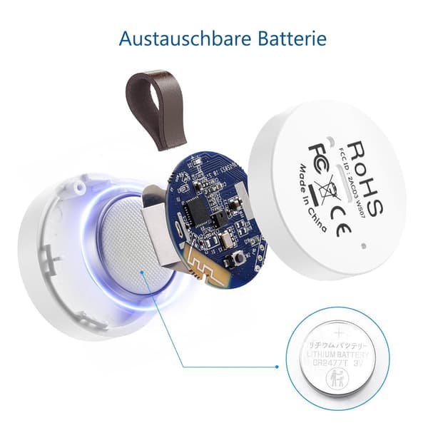 Bluetooth Thermometer & Hygrometer with Data Storage / Wireless Thermometer and Hygrometer with App and Data Display 2-st