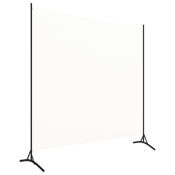 Rumsavdelare vit 175x180 cm tyg