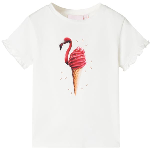 T-shirt för barn ecru 140